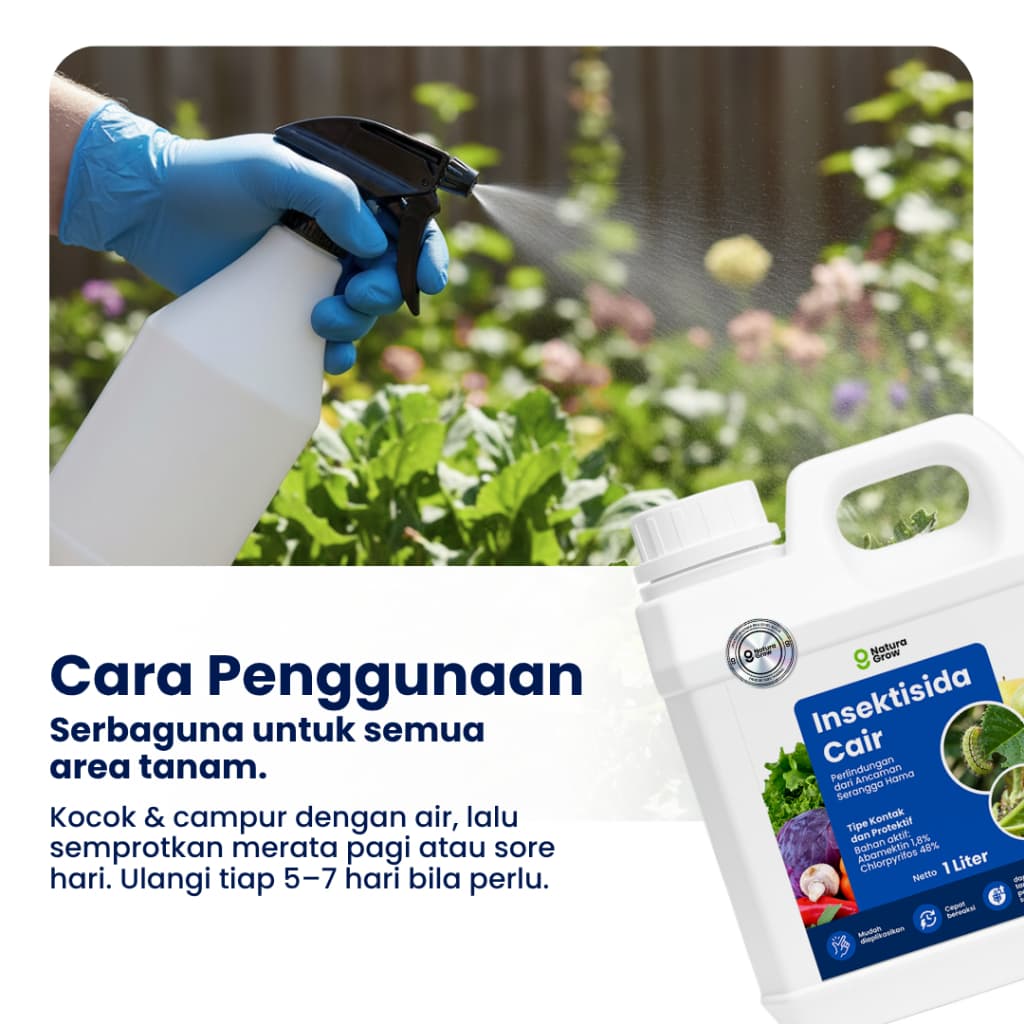 Pestisida Tanaman Insektisida Organik untuk Cabai Tomat Sayur Anti Hama + Asam amino