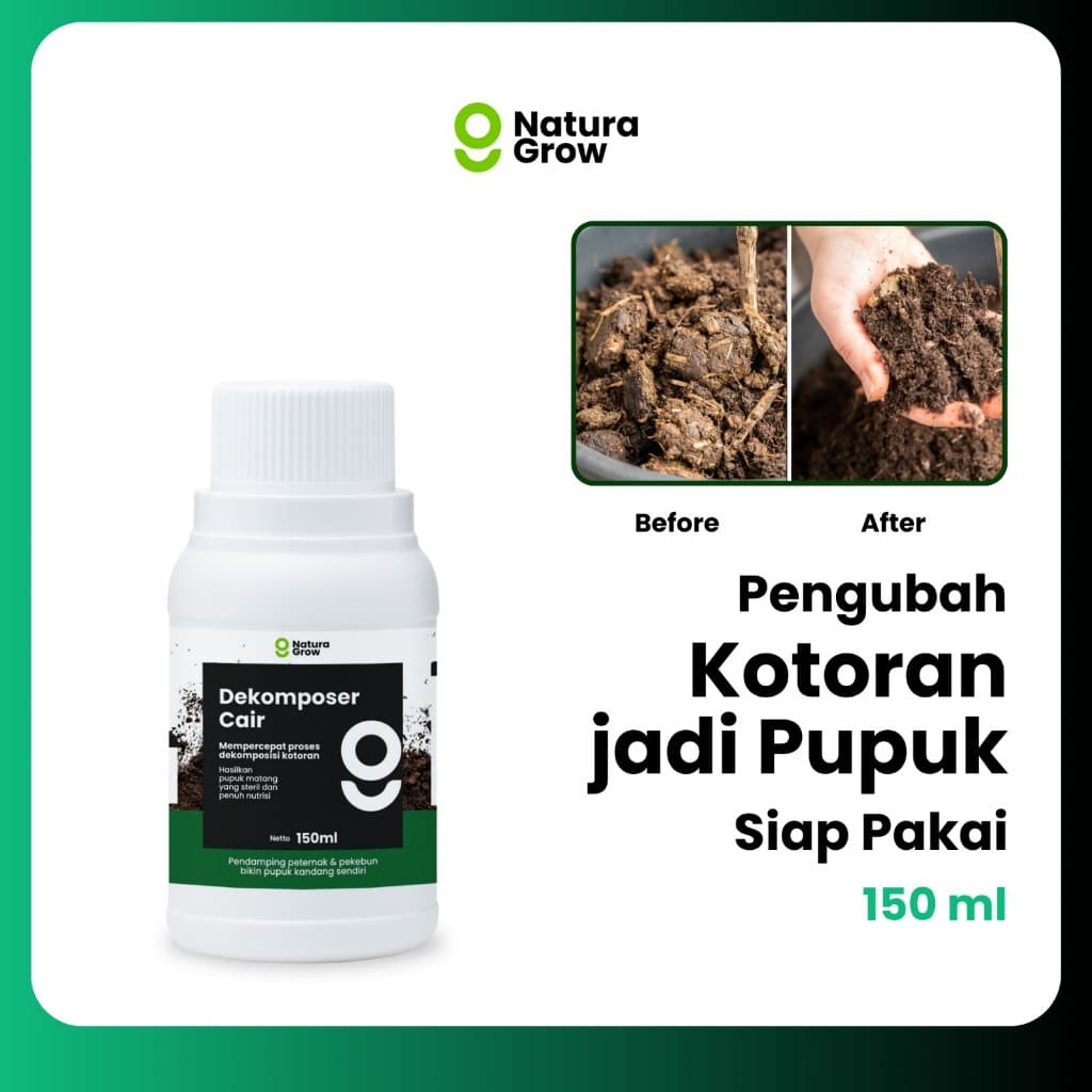 Naturagrow -  Decomposer (Pengurai Bahan Organik) 150ml