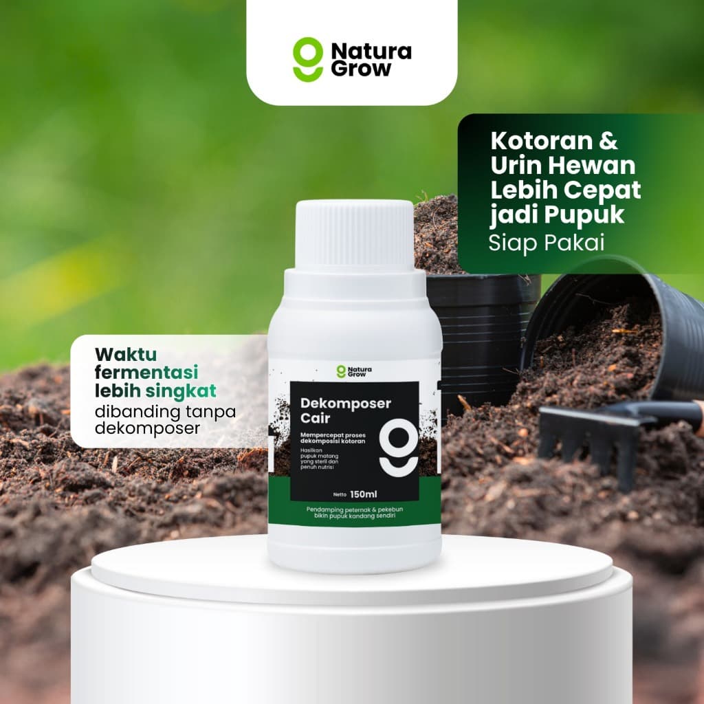 Naturagrow -  Decomposer (Pengurai Bahan Organik) 150ml