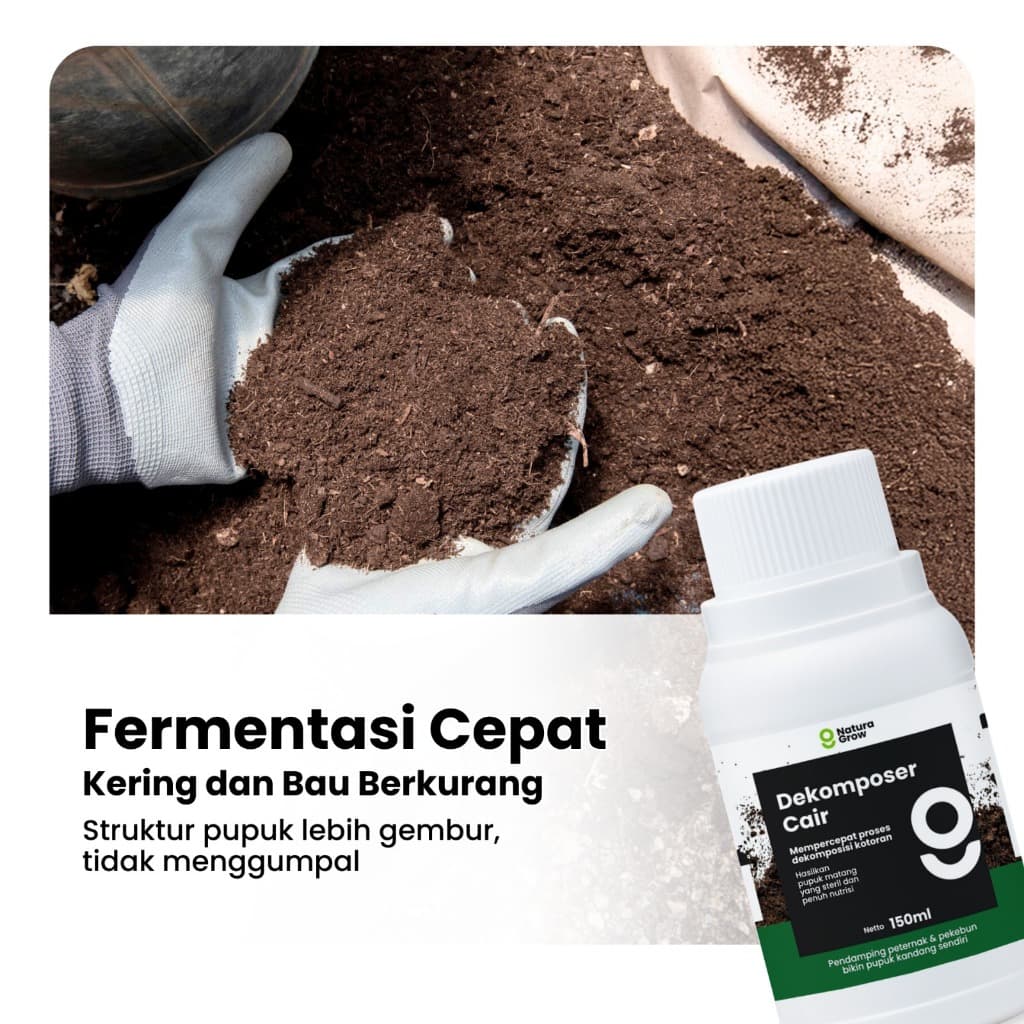 Naturagrow -  Decomposer (Pengurai Bahan Organik) 150ml