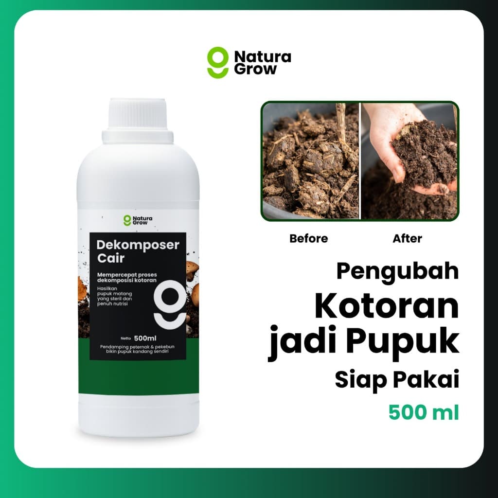 Naturagrow -  Decomposer (Pengurai Bahan Organik) 500ml