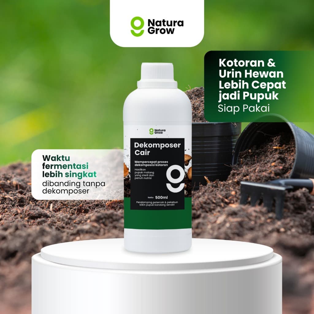 Naturagrow -  Decomposer (Pengurai Bahan Organik) 500ml