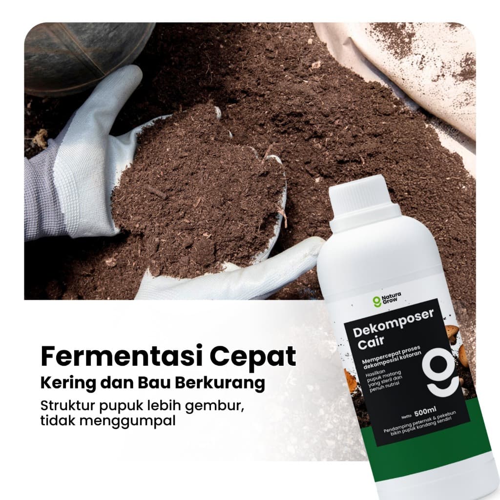 Naturagrow -  Decomposer (Pengurai Bahan Organik) 500ml
