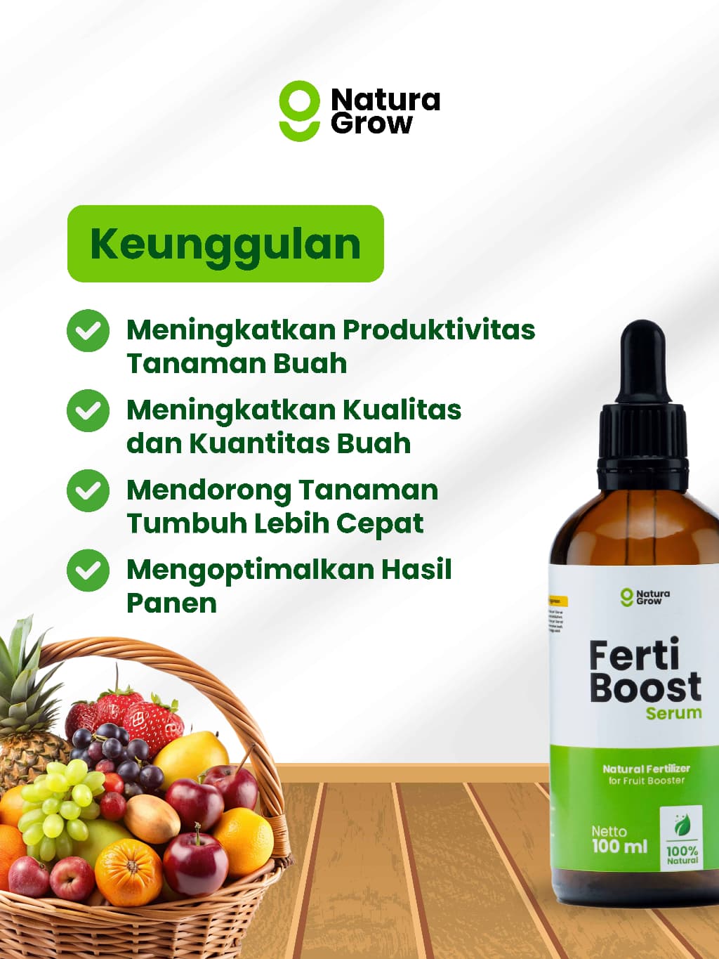Naturagrow - Ferti Boost Serum Nutrisi Buah Cepat Panen 100ml