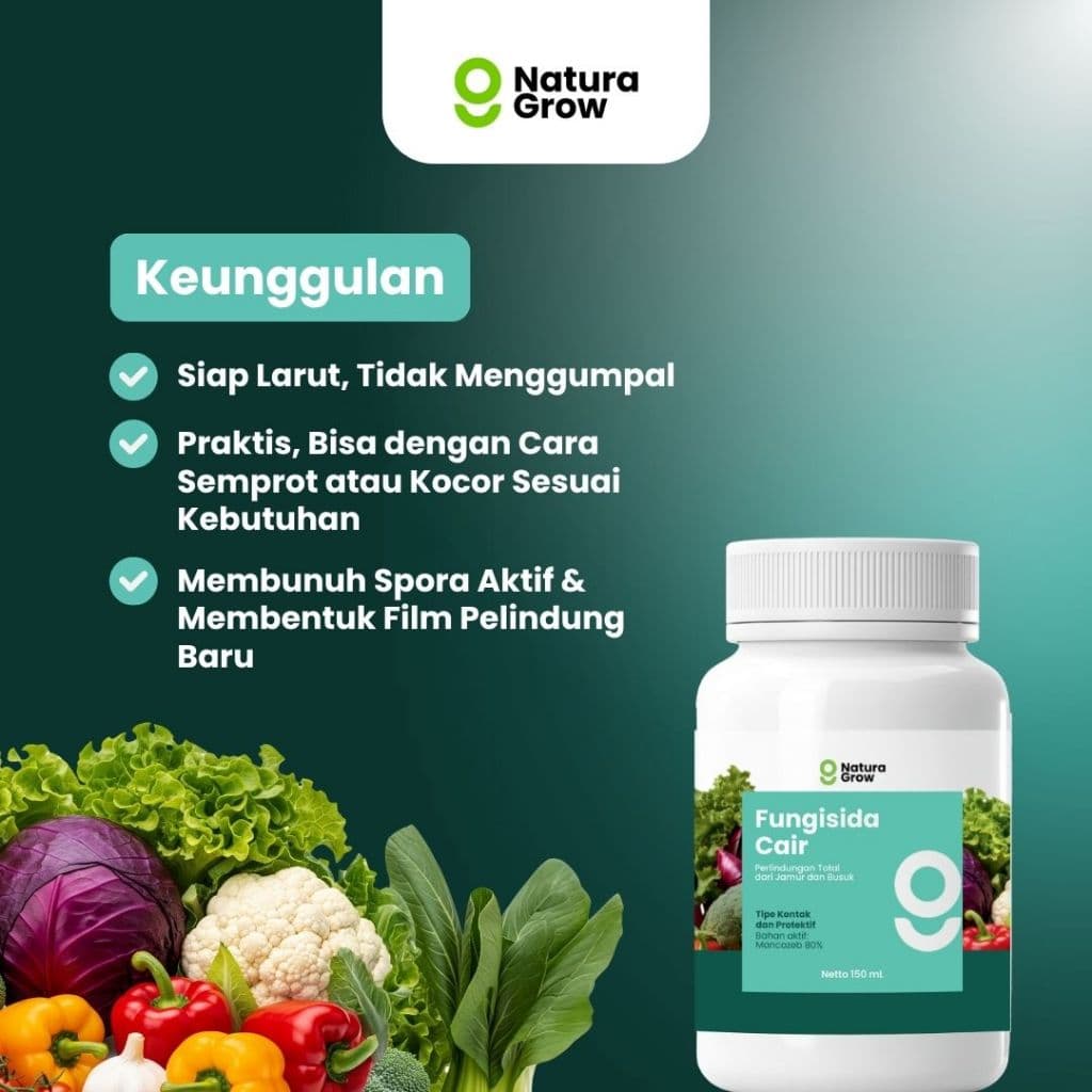 Naturagrow - Fungisida Cair 150ml Perlindungan Maksimal dari Penyakit Jamur