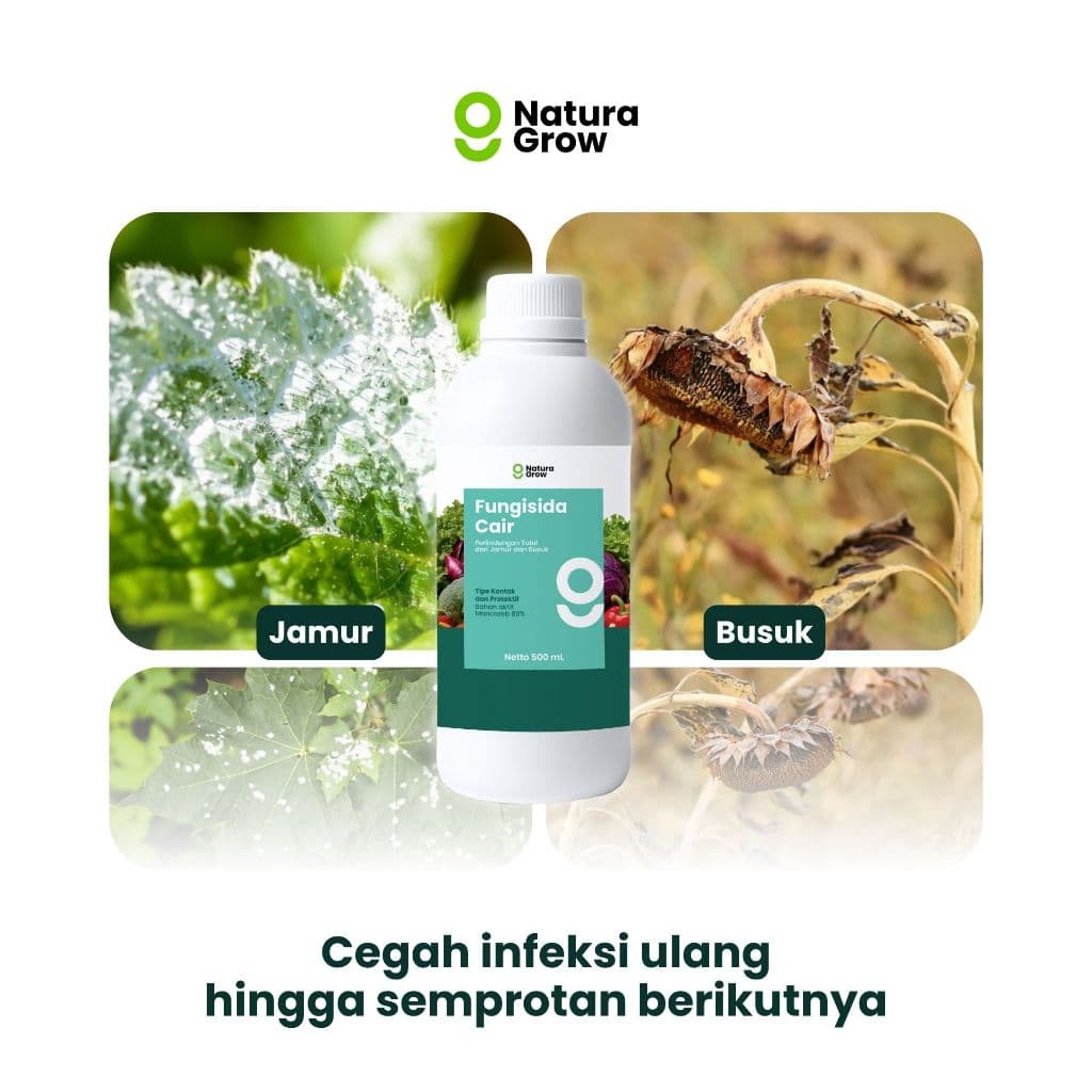 Naturagrow - Fungisida Cair 500ml Perlindungan Maksimal Dari Penyakit Jamur