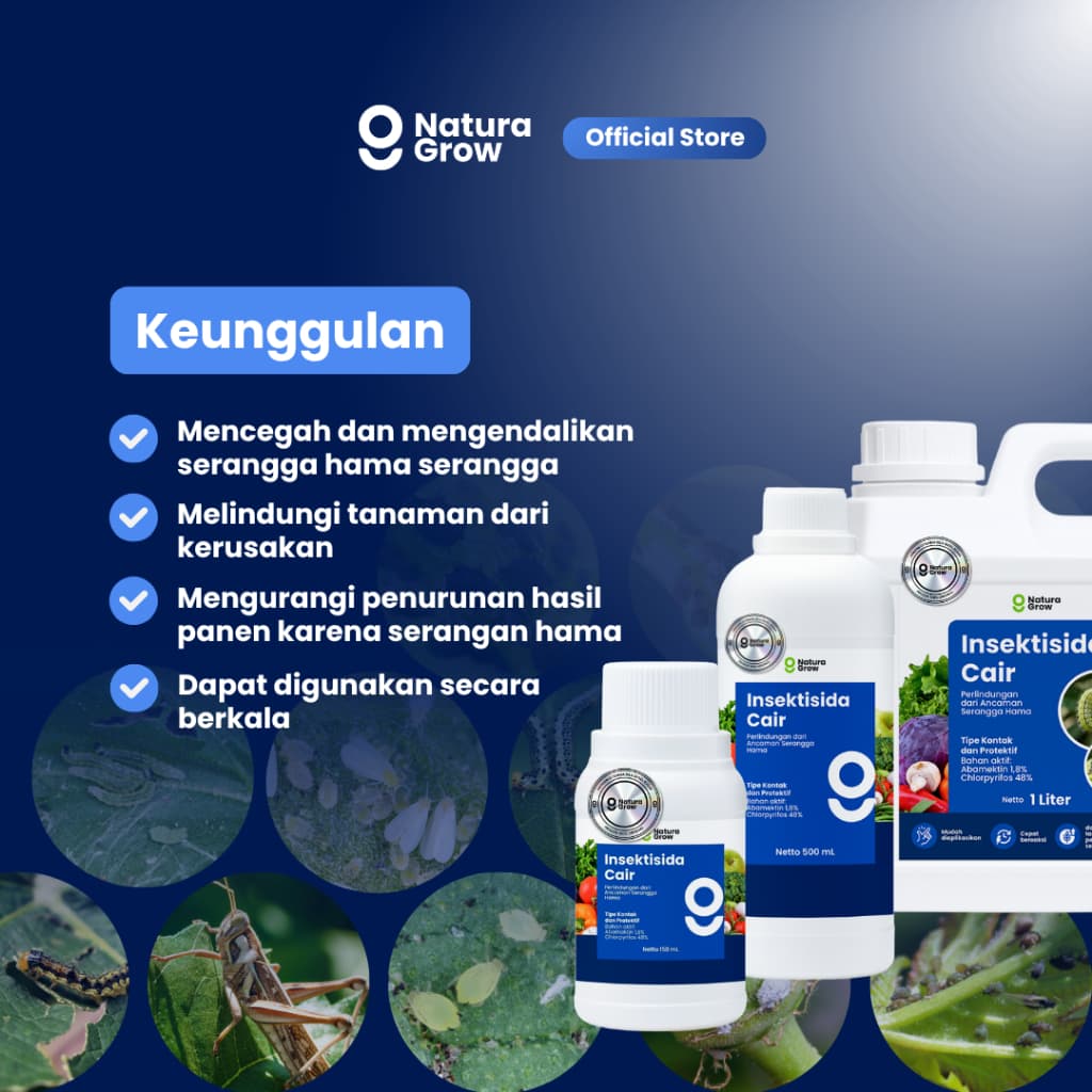Naturagrow Insektisida Cair – Pengendali Hama Serangga Tanaman
