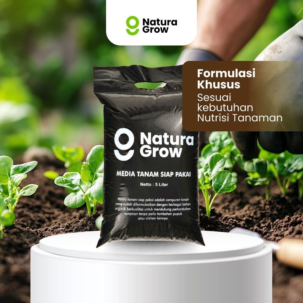 Naturagrow - Media Tanam Siap Pakai 5 Liter
