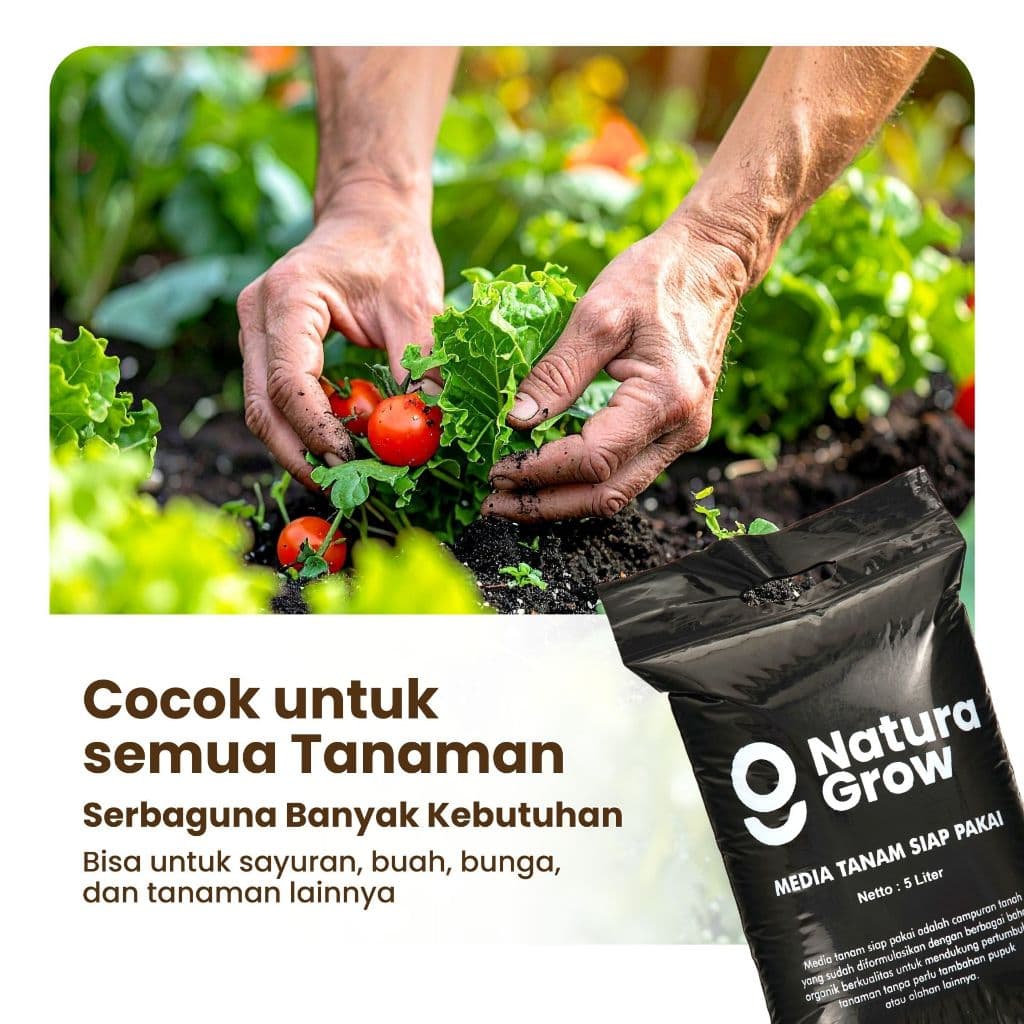 Naturagrow - Media Tanam Siap Pakai 5 Liter