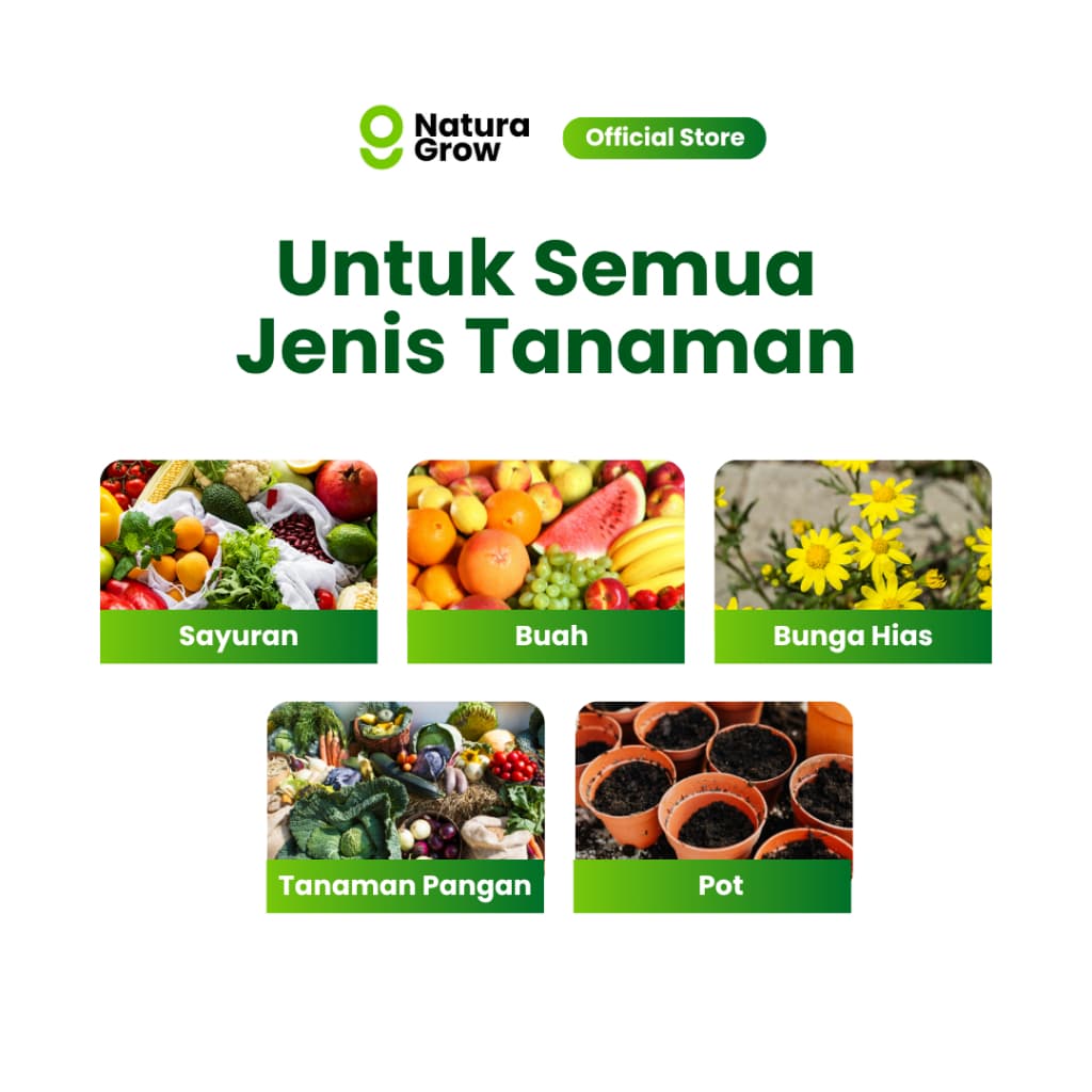Naturagrow - Pupuk NPK Booster 15-10-20 + TE Cap Tawon