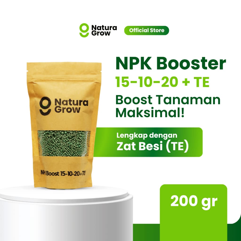 Naturagrow - Pupuk NPK Booster 15-10-20 + TE Cap Tawon