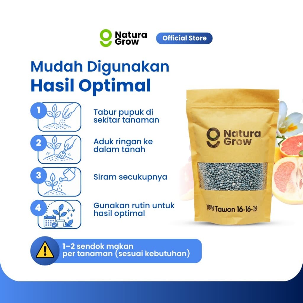 Naturagrow - Pupuk NPK Tawon 16-16-16