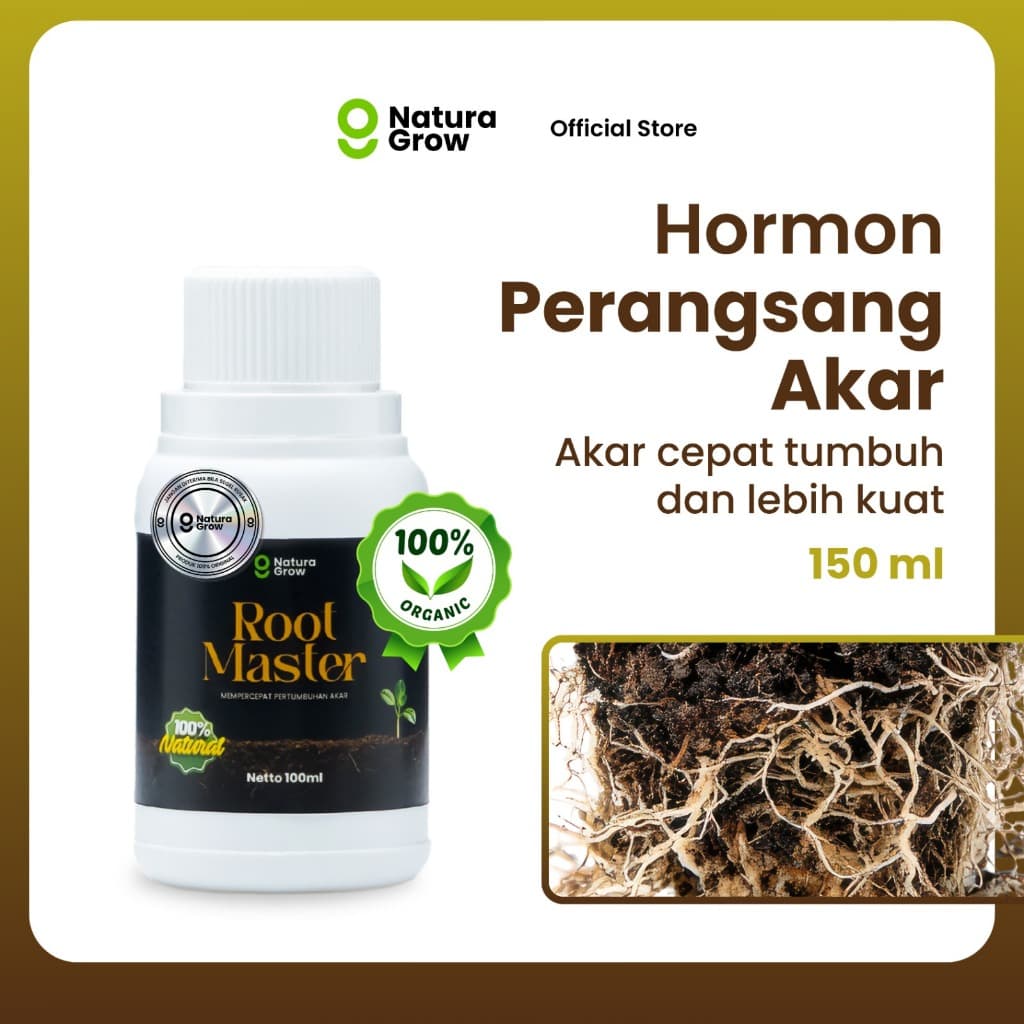 Nutrisi Akar, Penguat dan Perangsang Akar Tanaman 100ml - Naturagrow