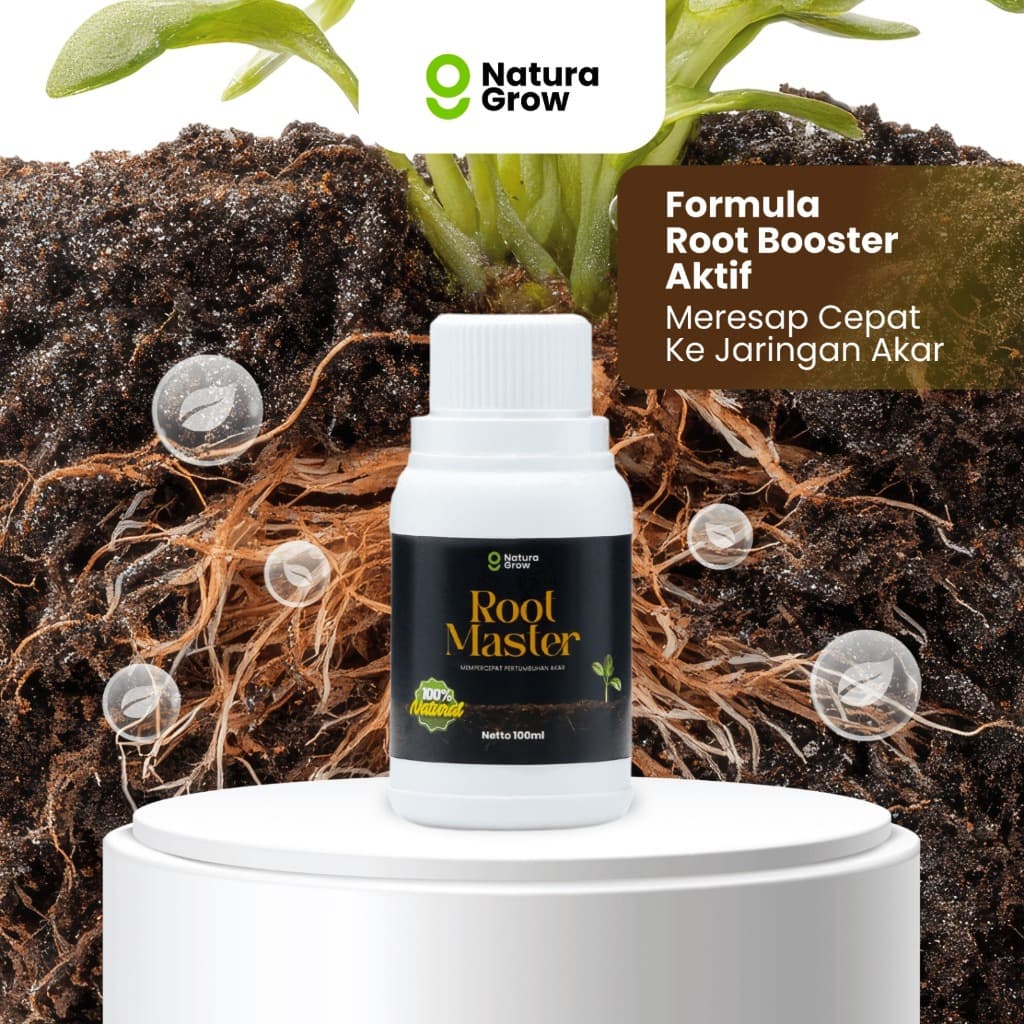 Nutrisi Akar, Penguat dan Perangsang Akar Tanaman 100ml - Naturagrow