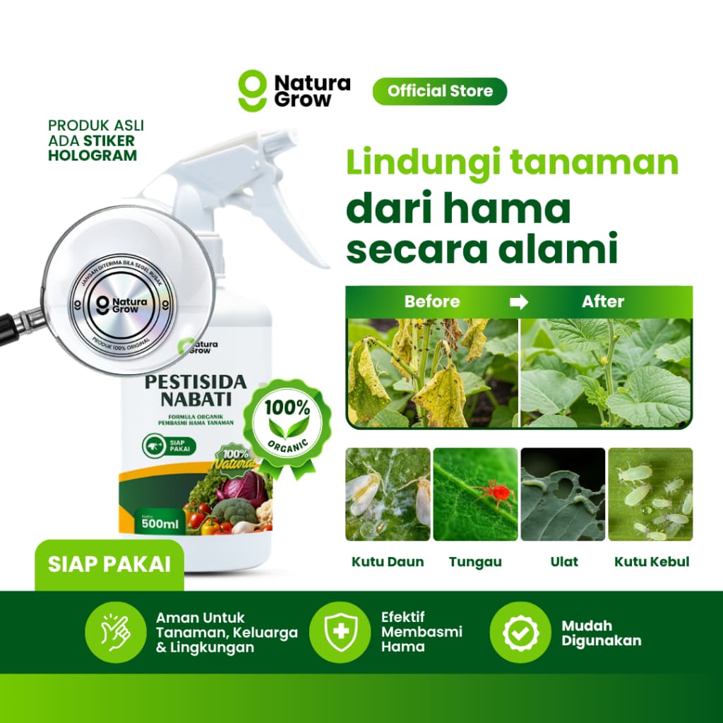 Naturagrow - Pestisida Nabati 3 In 1 Siap Pakai 500 Ml