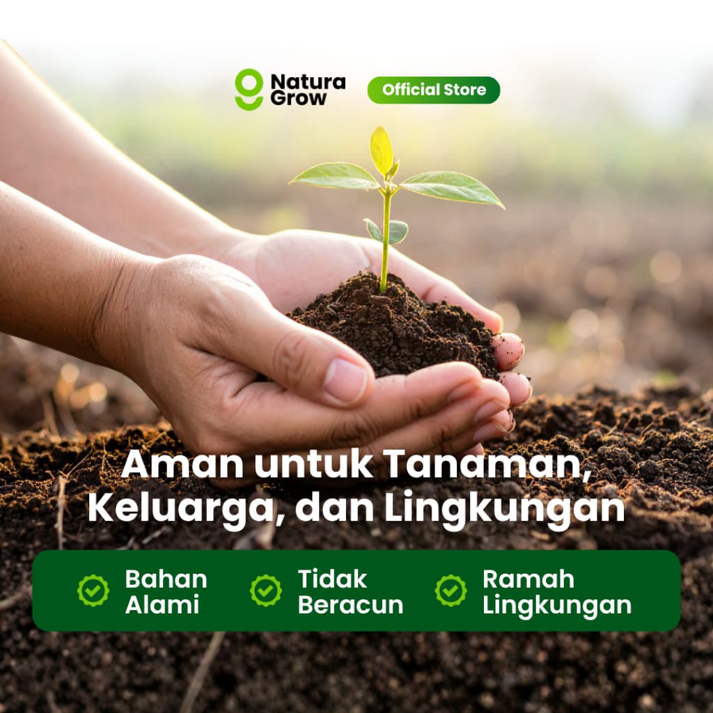 Naturagrow - Pestisida Nabati 5 Liter - Obat Hama Jamur Bakteri Tanaman Organik Ampuh Basmi Kutu Daun Ulat Grayak & Semut