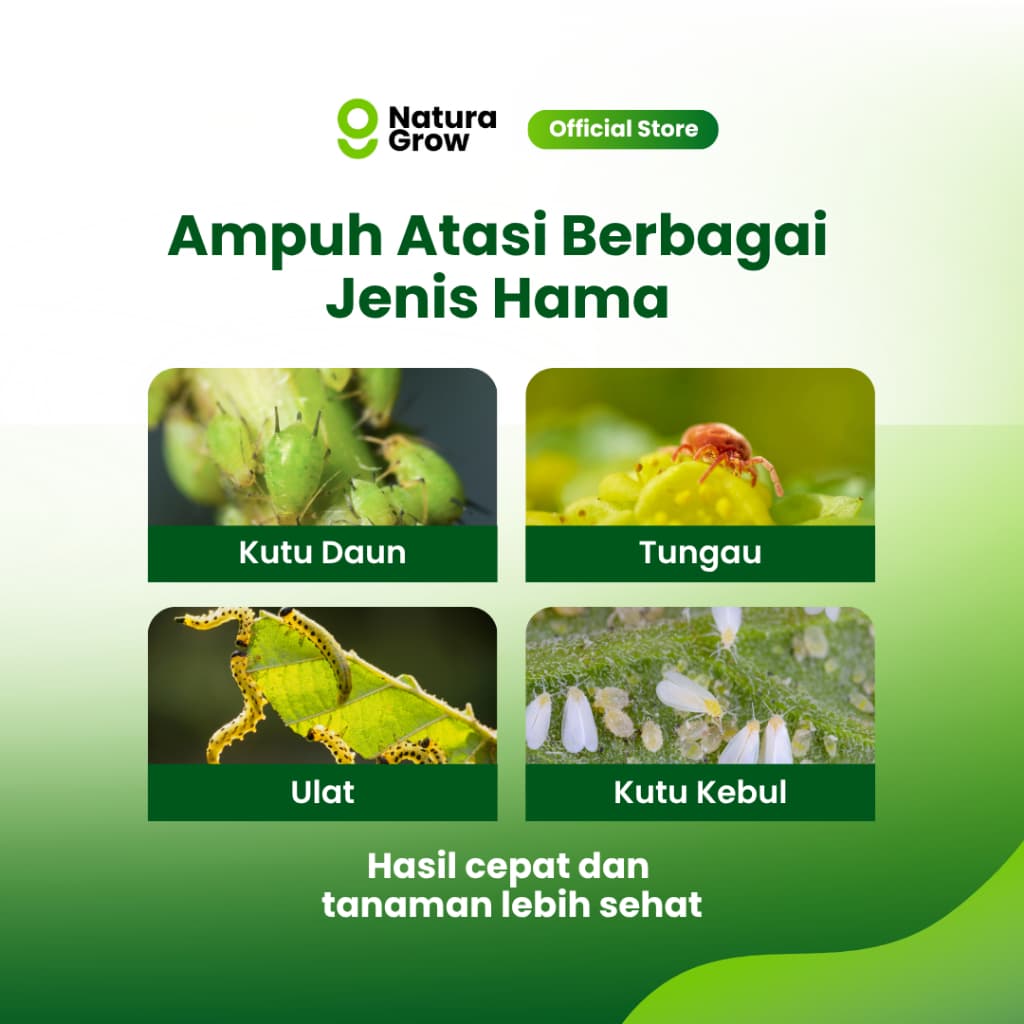 Naturagrow - Pestisida Nabati Formula Organik Pembasmi Hama Tanaman 150ml