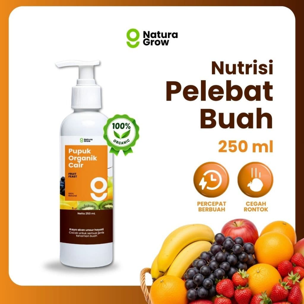 Naturagrow - Pupuk Organik Cair Formula Khusus Tanaman Buah 250ml