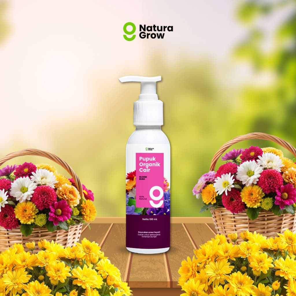 Naturagrow - Pupuk Organik Cair Formula Khusus Tanaman Bunga 100ml