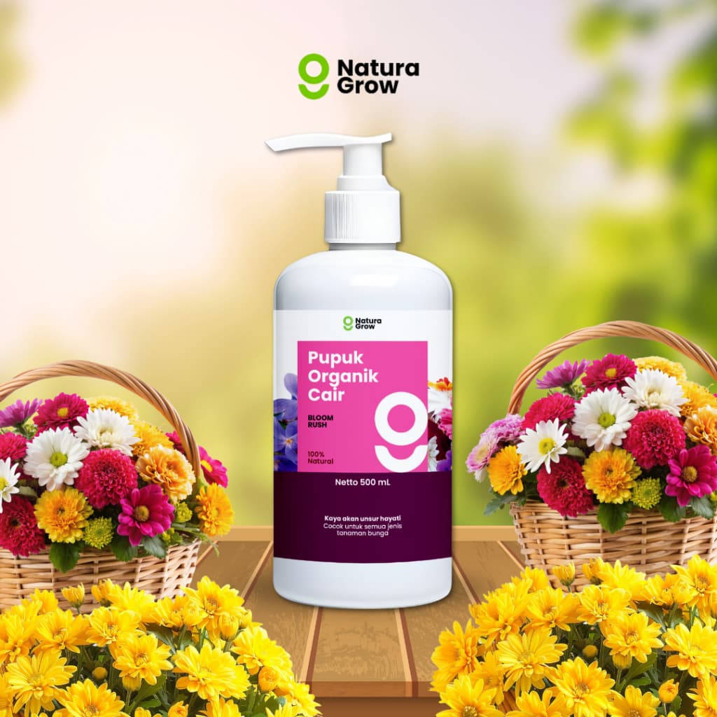 Naturagrow - Pupuk Organik Cair Formula Khusus Tanaman Bunga 500ml