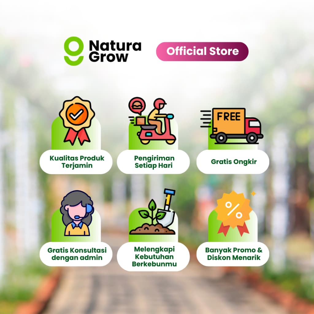 Naturagrow Pupuk Organik Cair Bunga – Nutrisi Tanaman Hias untuk Mendukung Pembungaan & Kesegaran Tanaman