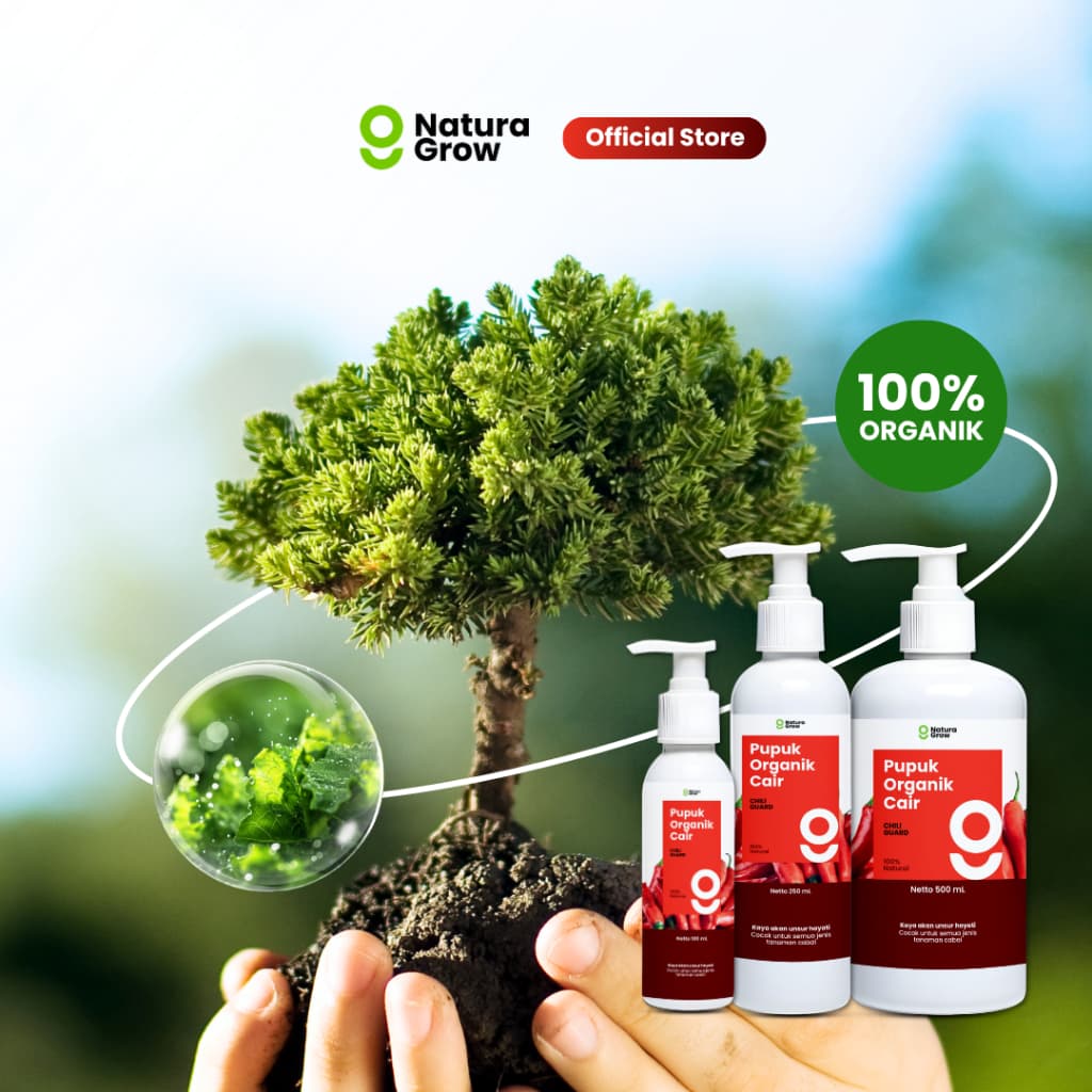 Naturagrow Pupuk Organik Cair Cabai – Nutrisi Tanaman Cabai untuk Mendukung Pertumbuhan & Produktivitas