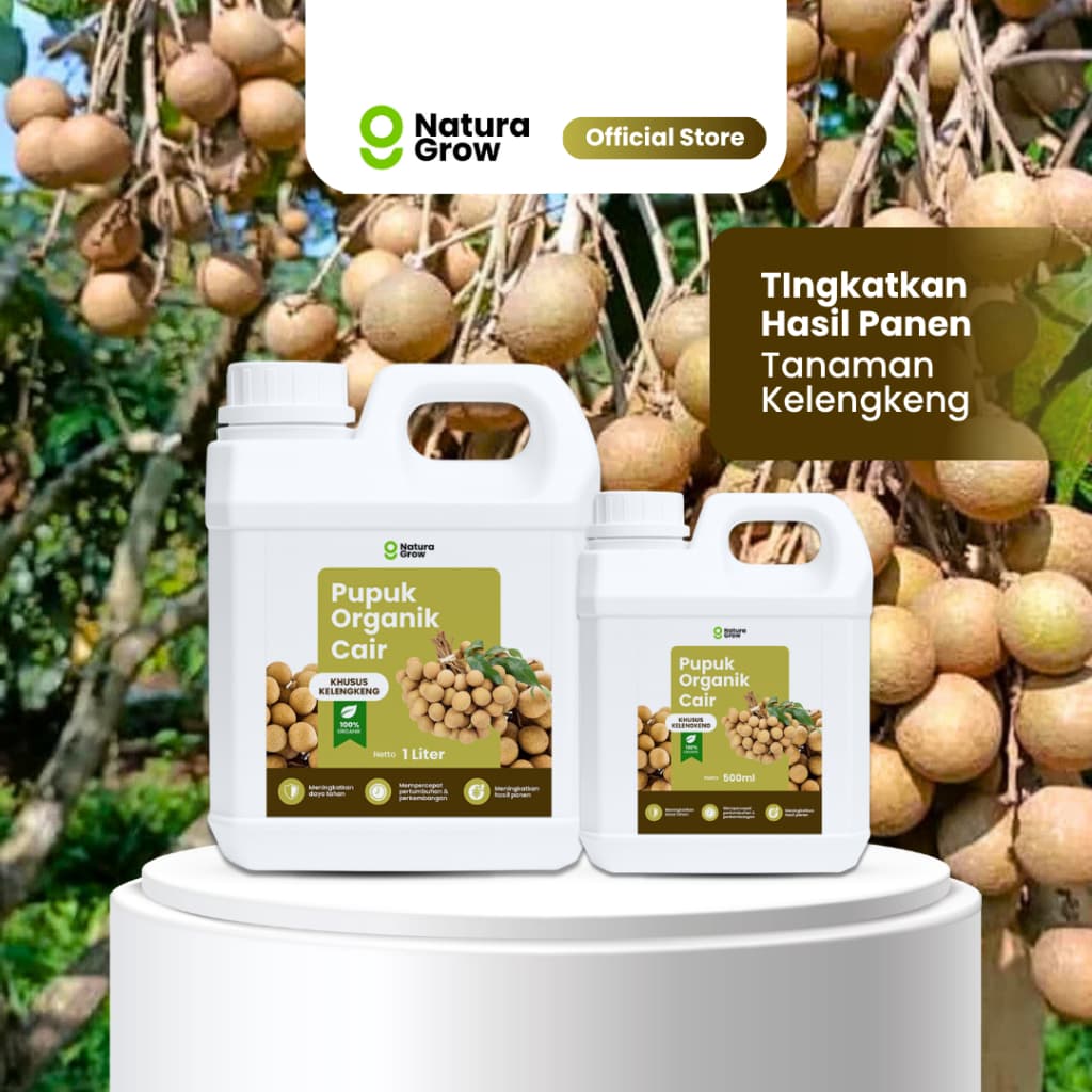 Naturagrow Pupuk Organik Cair Buah Kelengkeng – Nutrisi Tanaman untuk Mendukung Pembungaan & Pembuahan