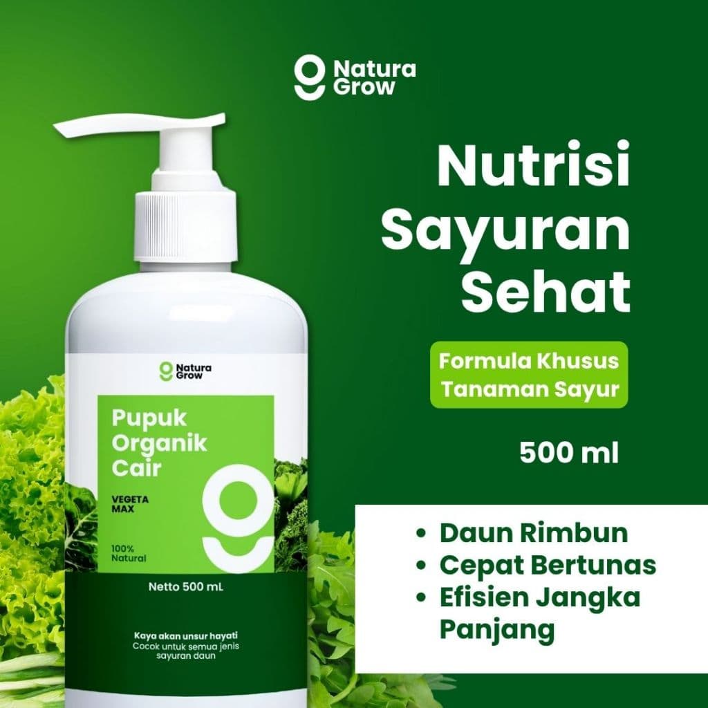 Naturagrow - Pupuk Organik Cair Formula Khusus Tanaman Sayur 500ml