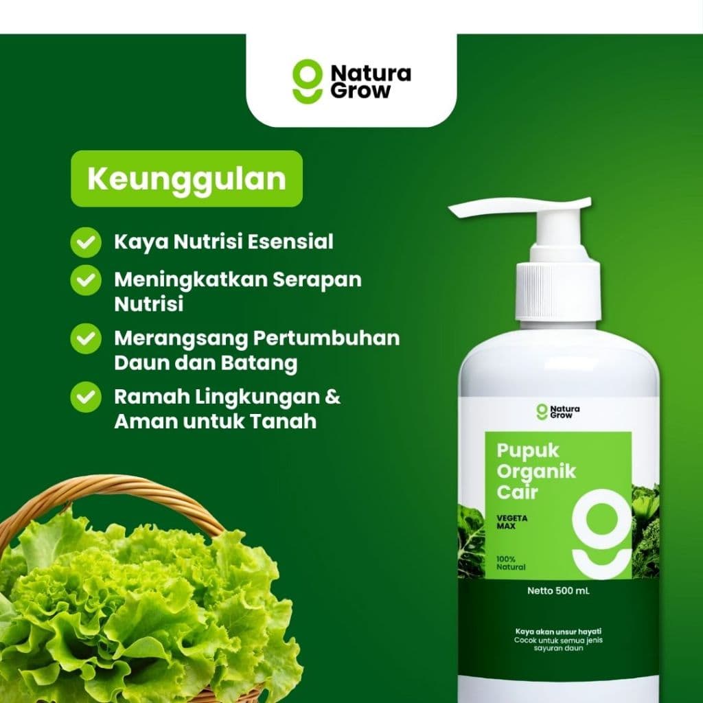 Naturagrow - Pupuk Organik Cair Formula Khusus Tanaman Sayur 500ml