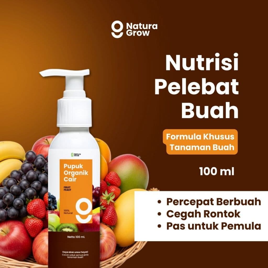 Naturagrow - Pupuk Organik Cair POC Sayuran Daun Tanaman Buah Cabai dan Bunga Varian 100ml