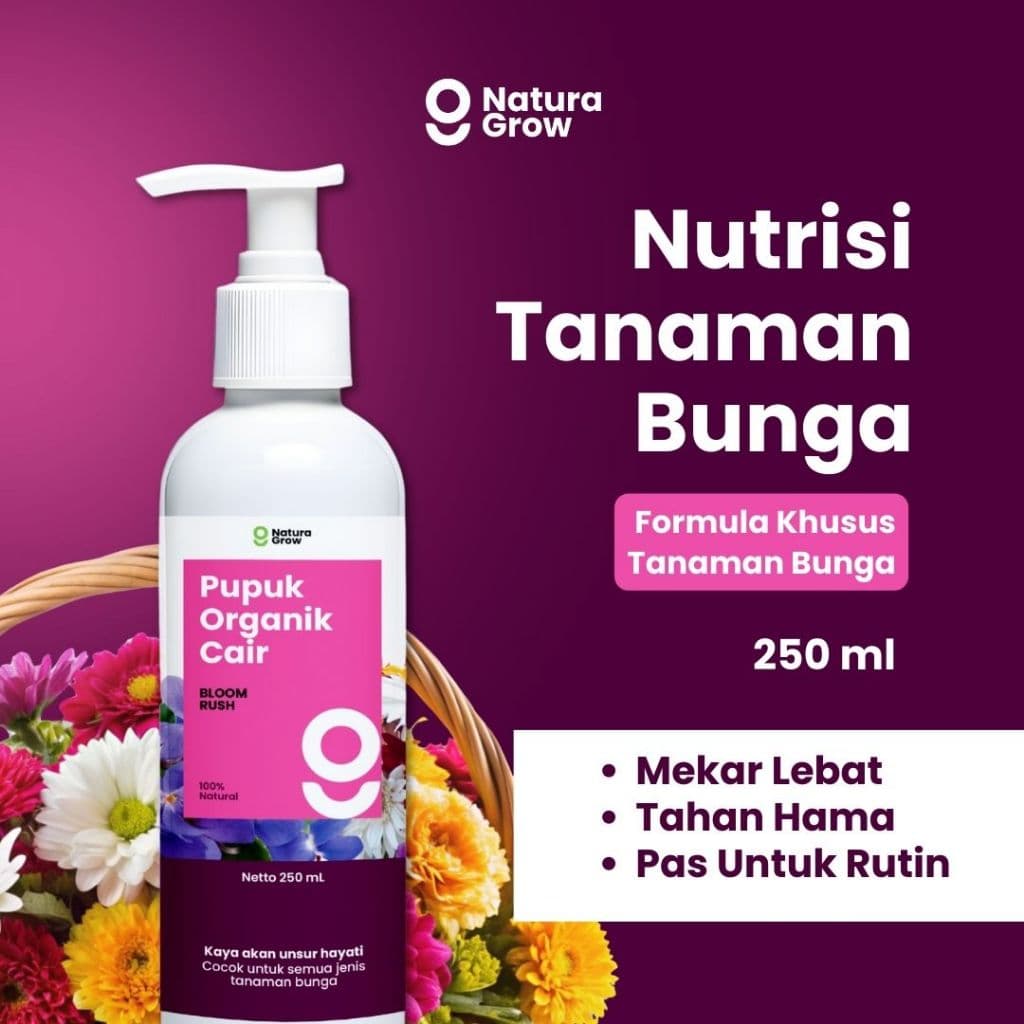 Naturagrow - Pupuk Organik Cair POC Sayuran Daun Tanaman Buah Cabai dan Bunga Varian 250ml
