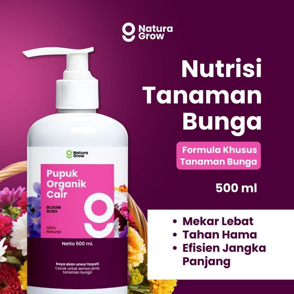 Naturagrow - Pupuk Organik Cair POC Sayuran Daun Tanaman Buah Cabai dan Bunga Varian 500ml