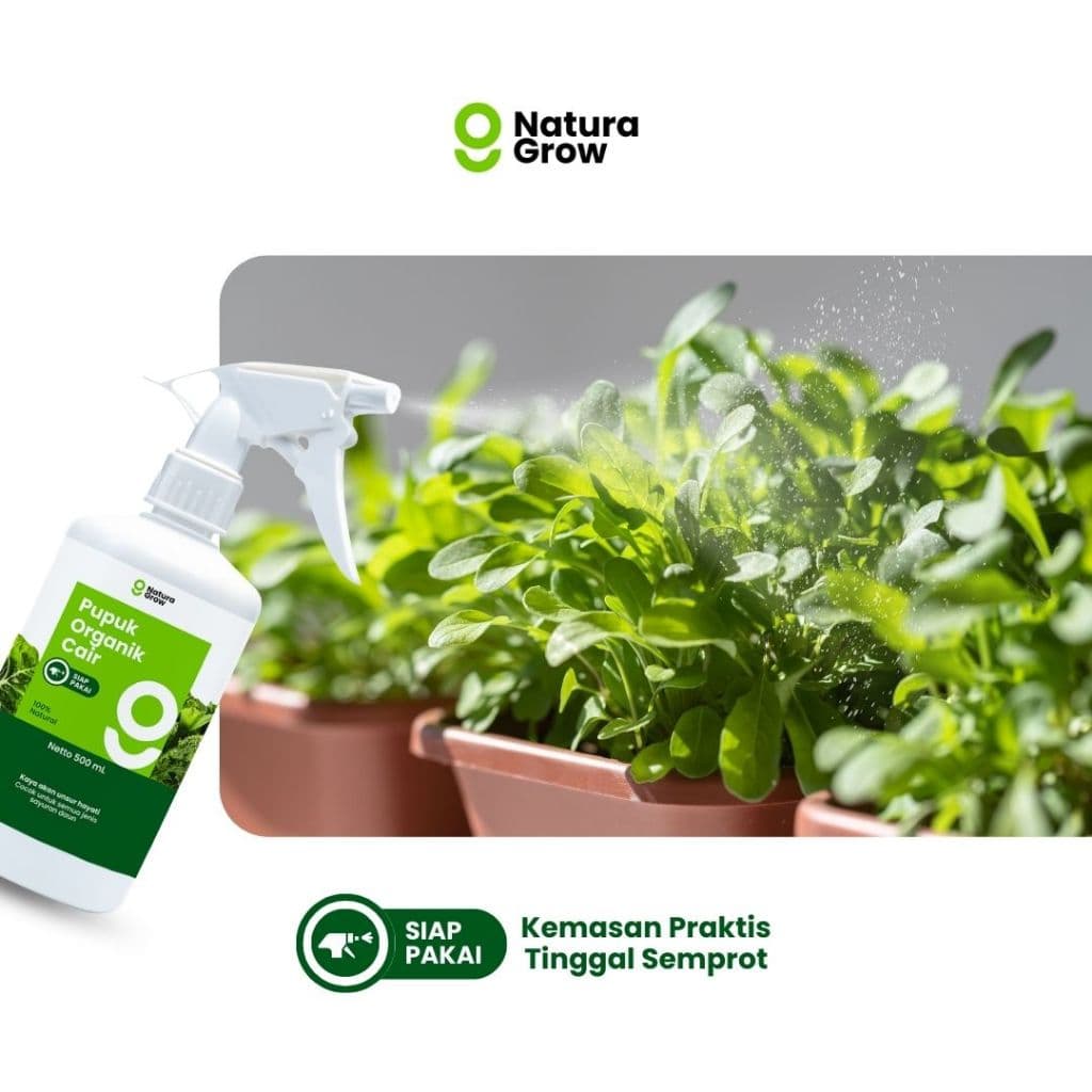 Naturagrow - Pupuk Organik Cair Siap Pakai Khusus Daun 500ml
