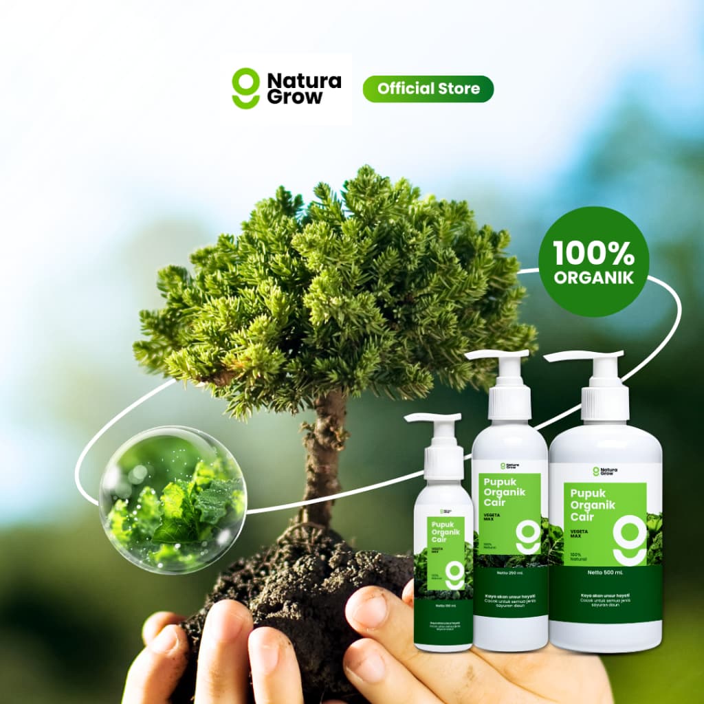 Naturagrow Pupuk Organik Cair Sayuran Daun – Nutrisi Tanaman untuk Mendukung Pertumbuhan Daun & Tunas