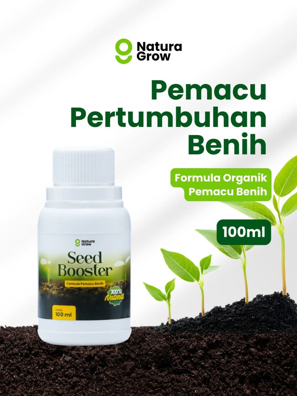 Naturagrow - Seed Master Formula Organik Pemacu Benih 100ml