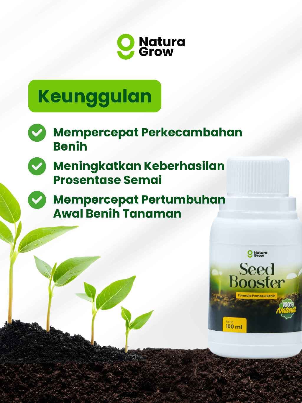 Naturagrow - Seed Master Formula Organik Pemacu Benih 100ml